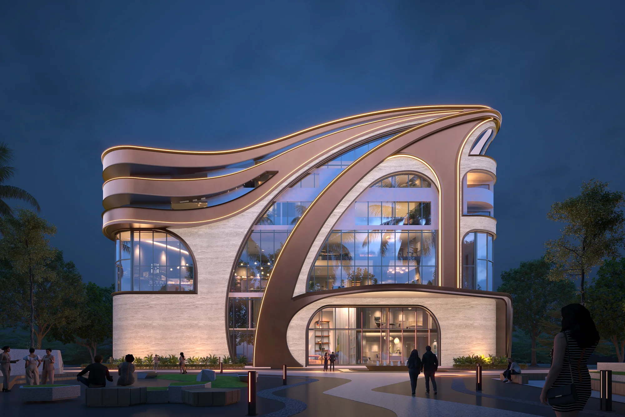 Exterior Amenities Render